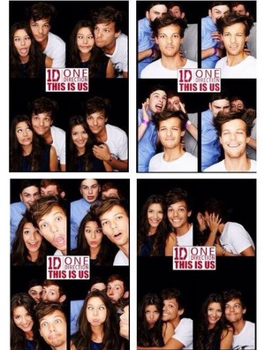  Eleanor and Louis 1D premiere фото booth <3
