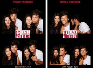  Eleanor and Louis 1D premiere bức ảnh booth <3