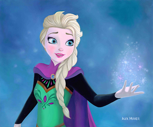  Elsa 由 迪士尼 Artist Alex Maher