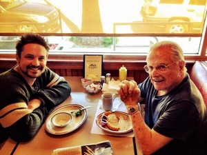  Eric Matthews and his beloved mentor FEENY! having breakfast