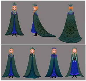  La Reine des Neiges - Costume design