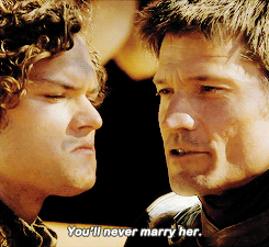 Loras Tyrell & Jaime Lannister