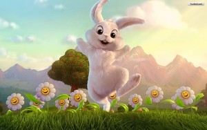  Happy Easter bunny