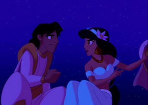 Jasmine confronts Aladdin