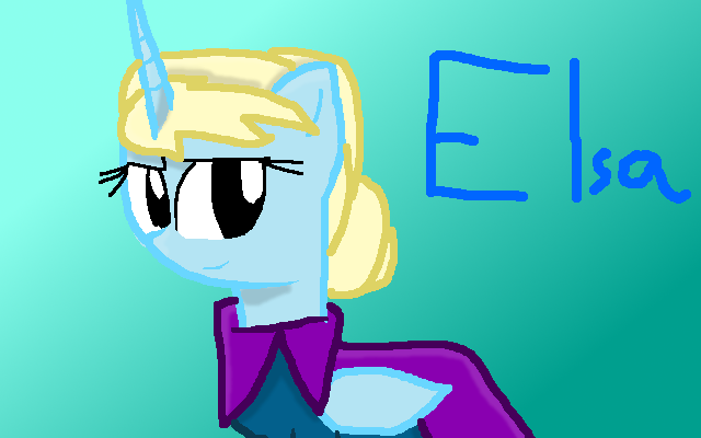 My Gimp Drawings: Coronation Elsa