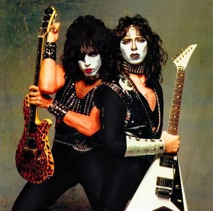 Paul Stanley and Vinnie Vincent