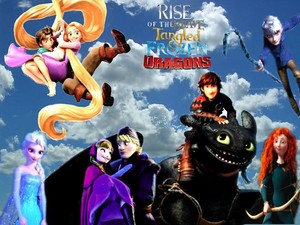  Rise of the Frozen Ribelle - The Brave Rapunzel - L'intreccio della torre Draghi