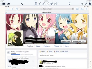  So, I updated my FaceBook Page.
