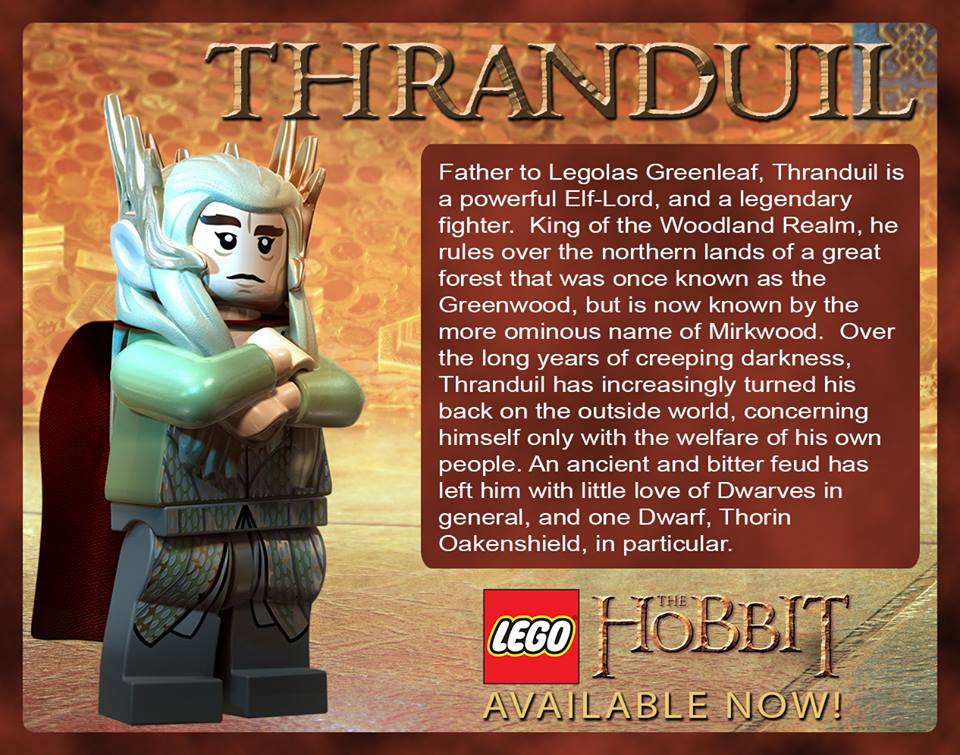 Thranduil in LEGO The Hobbit