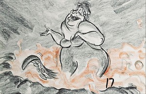  Walt Дисней Sketches - Ursula