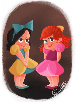 cinderella's stepsisters as little girls