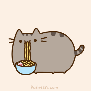 pusheen noodles