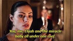  “You, me, Elijah and a miracle baby all under one roof. Sounds like a bad reality show.”