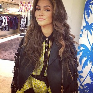  (more)Zendaya and Chanel Iman at a celebration for designer Fausto Puglisi’s debut