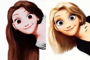  Bella and Tris Rapunzel Gusot