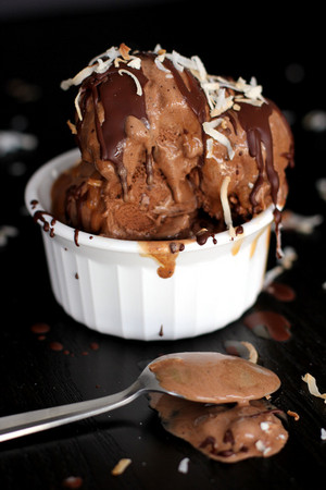  cokelat Ice cream