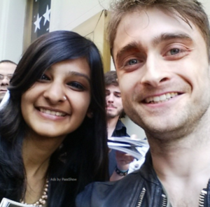 Daniel Radcliffe Selfies With Fans (Fb.com/DanieljacobRadcliffefanClub)