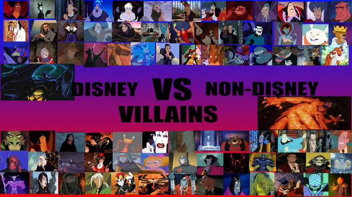 Disney Villains vs. Non- Disney Villains