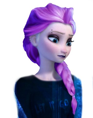Elsa punk edit