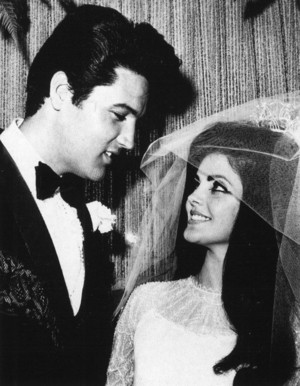 Elvis And Priscilla On Their Wedding Day Back In 1967