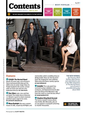  Entertainment Weekly Magazine, 16.05.2014