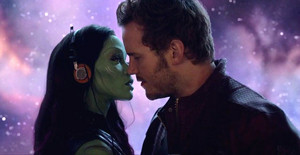 Gamora and Quill