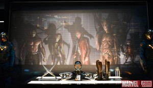  GoTG Movie hommages on the Marvel Stage
