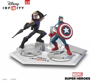 Hawkeye and Captain America