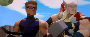  Hawkeye and Thor