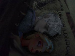  Jack and Elsa sleeping