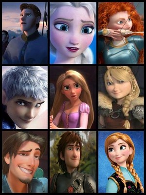  Mashed up characters