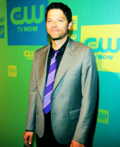 Misha at CW Upfronts 