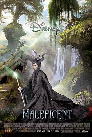  Movie Poster For 2014 迪士尼 Film, "Maleficent"