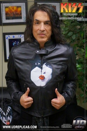  Paul Stanley ~leather calle chaqueta