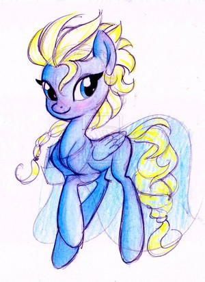  queen Elsa poni, pony