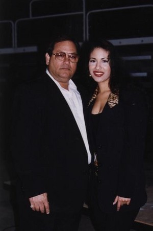  Selena with her father Abraham
