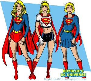  Supergirl from 3 different eras