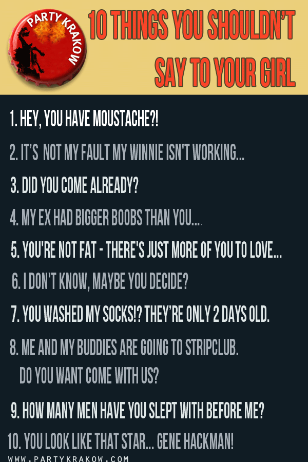 Ten things you shouldn't say to your girlfriend - Funny Pictures Photo  (37045359) - Fanpop - Page 11