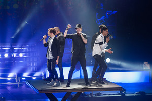  The Wanted 显示 Word of mouth Tour