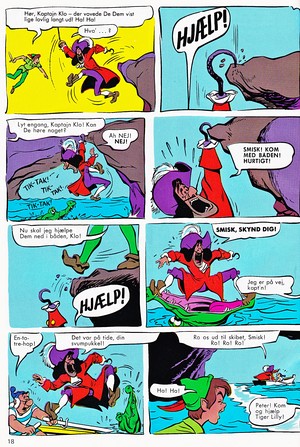  Walt ディズニー Movie Comics - Peter Pan (Danish Version)