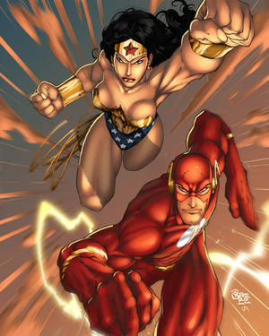  Wonder Woman and Flash