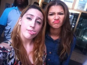  Zendaya with fans in NYC today