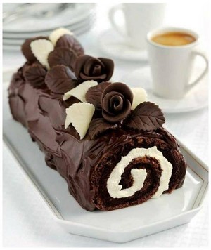  浓情巧克力 cake roll