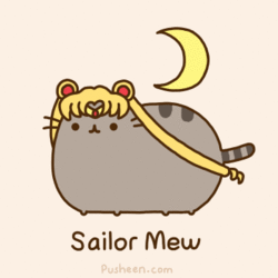 pusheen as sailor moon