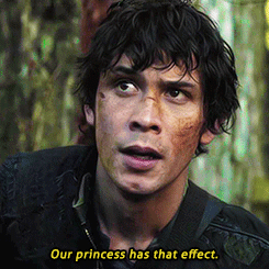  "Our princess has that affect."