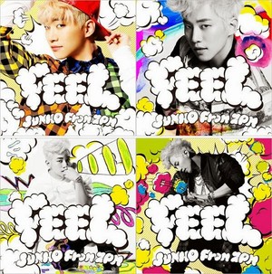  2PM Junho releases áo khoác các bức ảnh for 2nd J-mini album 'Feel'