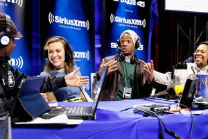  Alyssa @ SiriusXM at Super Bowl XLVIII Radio Row (January 31st)