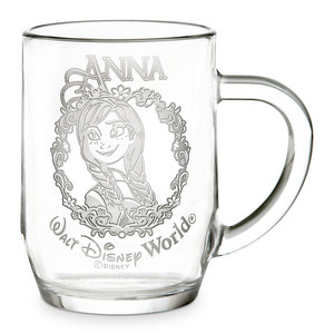  Anna glass mug from 디즈니 Store