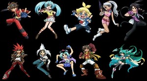  Battle Brawlers and their Bakugan (heroes only + all human forms)