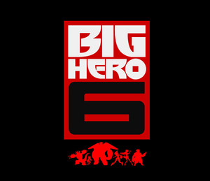  Big Hero 6 Logo with characters